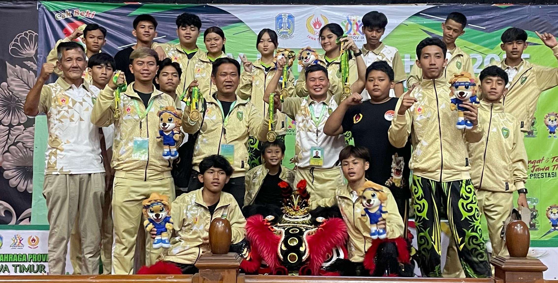 Barongsai Kota Madiun Raih Tiga Medali Porprov 2025