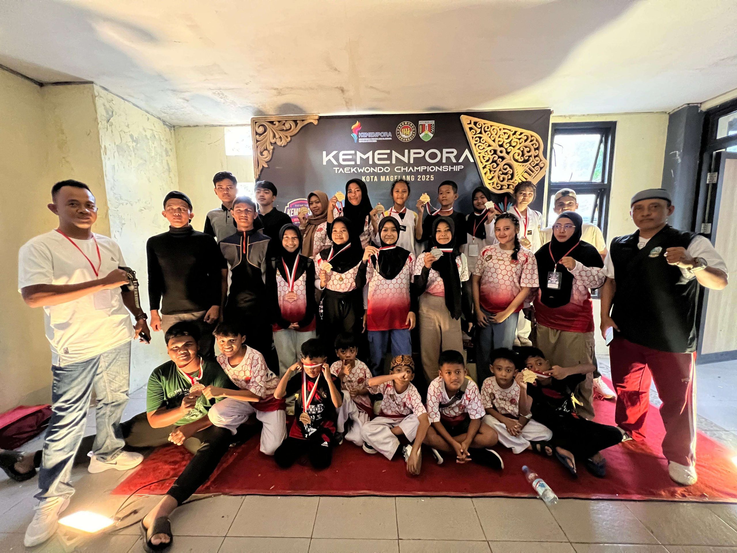 Kontingen Taekwondo Kodim Bangkalan Raih 30 Medali