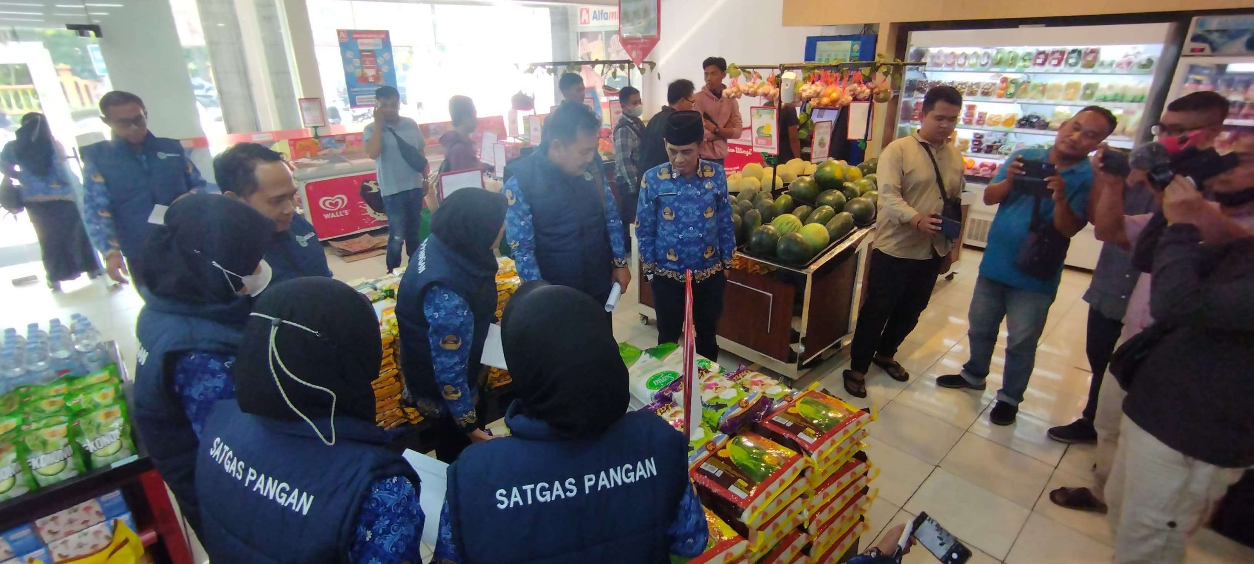 Satgas Pangan Disperindag Amankan Peredaran Beras Oplosan